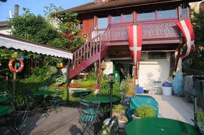 Vue sur la terrasse